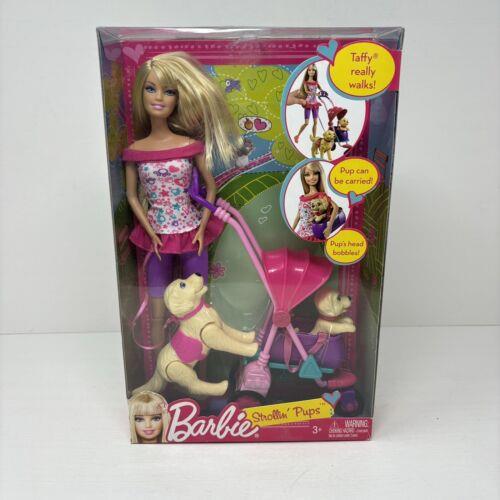 2010 Mattel Barbie Doll Strollin Pups Playset Taffy Baby