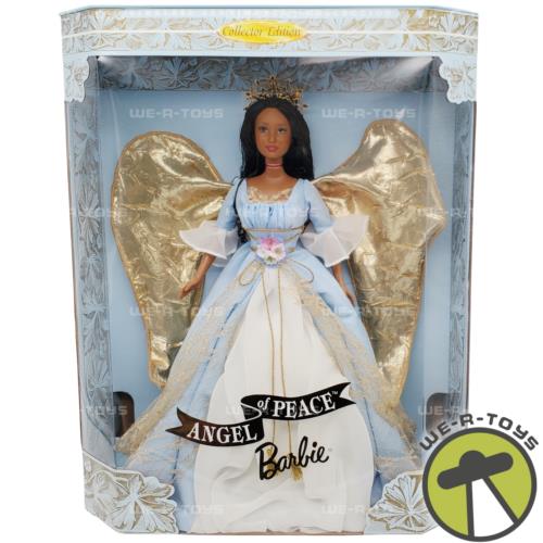 Barbie Angel of Peace African American Doll 1999 Mattel 24241 Nrfb