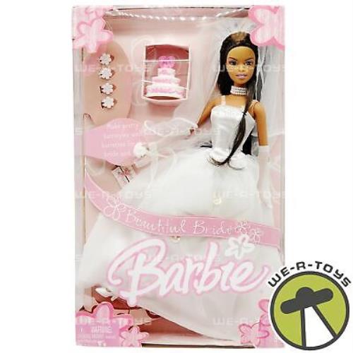 Beautiful Bride Barbie Doll African American 2004 Mattel No. G9072 Nrfb
