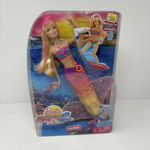 Barbie Mermaid Tale 2 Merliah Surfer Doll Mattel Rare Find