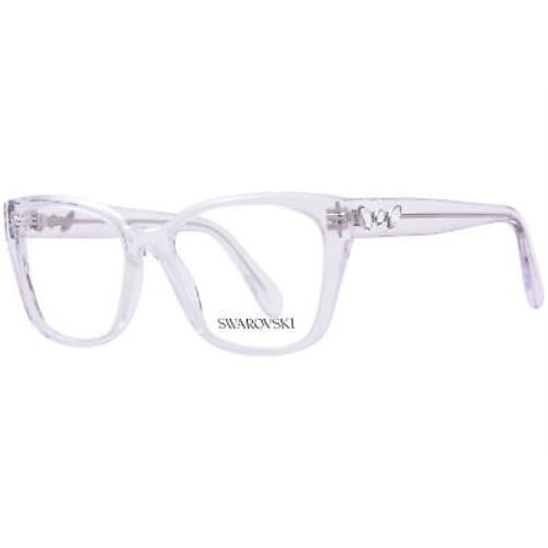 Swarovski SK2008 1027 Eyeglasses Women`s Crystal Full Rim Square Shape 51mm