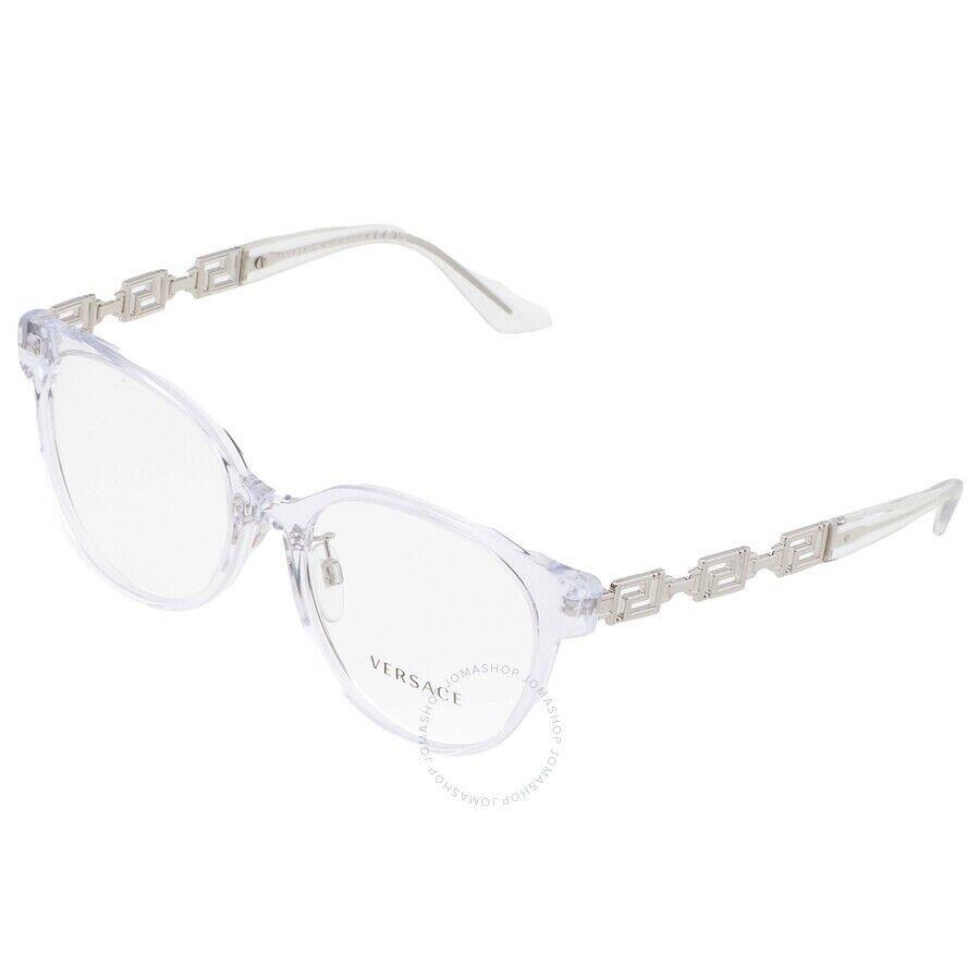 Versace VE3302D 148 Cat Eye Eyeglasses Crystal Frame Demo Lens 54mm