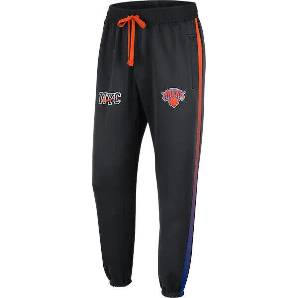Nike Showtime Performance Pants - York Knicks - CU0647 010 - Black - Size: L