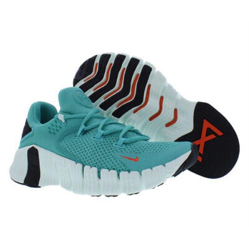 Nike Free Metcon 4 Womens Shoes Size 5 Color: Washed Teal/rush Orange/black