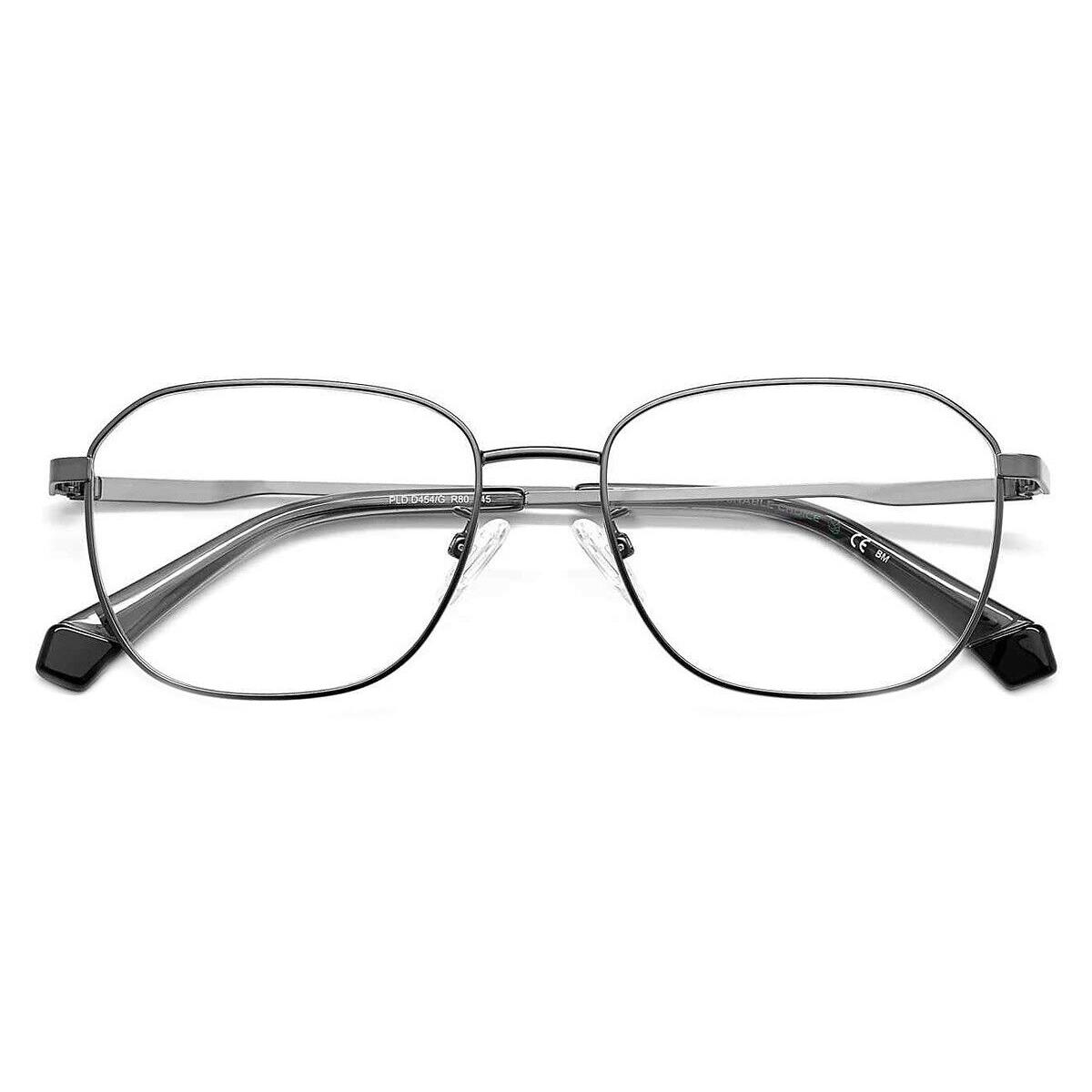 Polaroid Pld D454/G Eyeglasses Matte Ruthenium Rectangle 54mm