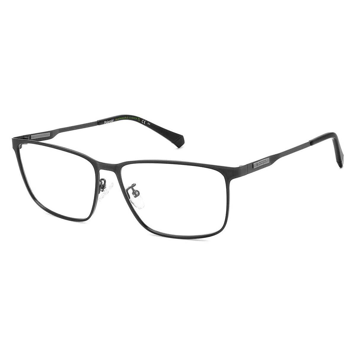 Polaroid Pld Eyeglasses Men Matte Black 58mm