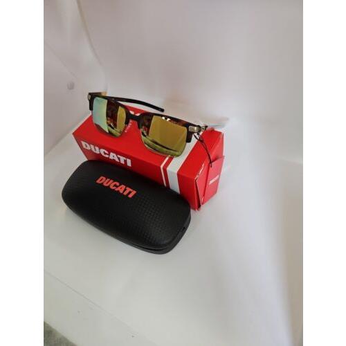 Ducati 5004 400 GD M Tortoise Frame Brown/gold Lenses Unisex Sunglasses