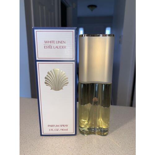 Vintage White Linen Estee Lauder Perfume 3oz 90ml Eau De Parfum Spray W/box