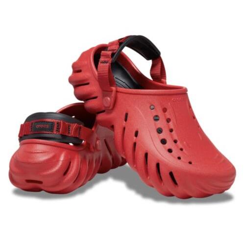 Crocs Echo Clogs Varsity Red Size 8 Women