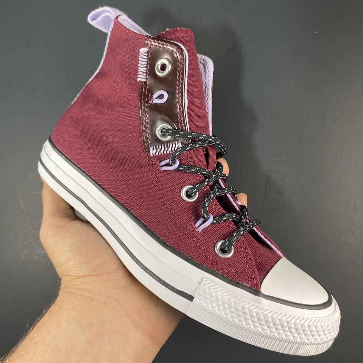 Women`s Size 6 - Converse All Star High Dark Beetroot Casual Shoes - A04170C - Red