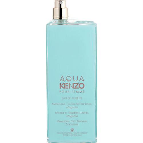 Kenzo Aqua by Kenzo Women - Edt Spray 3.3 OZ Tester