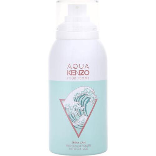 Kenzo Aqua Fresh by Kenzo Women - Spray Can Edt Spray 3.4 OZ