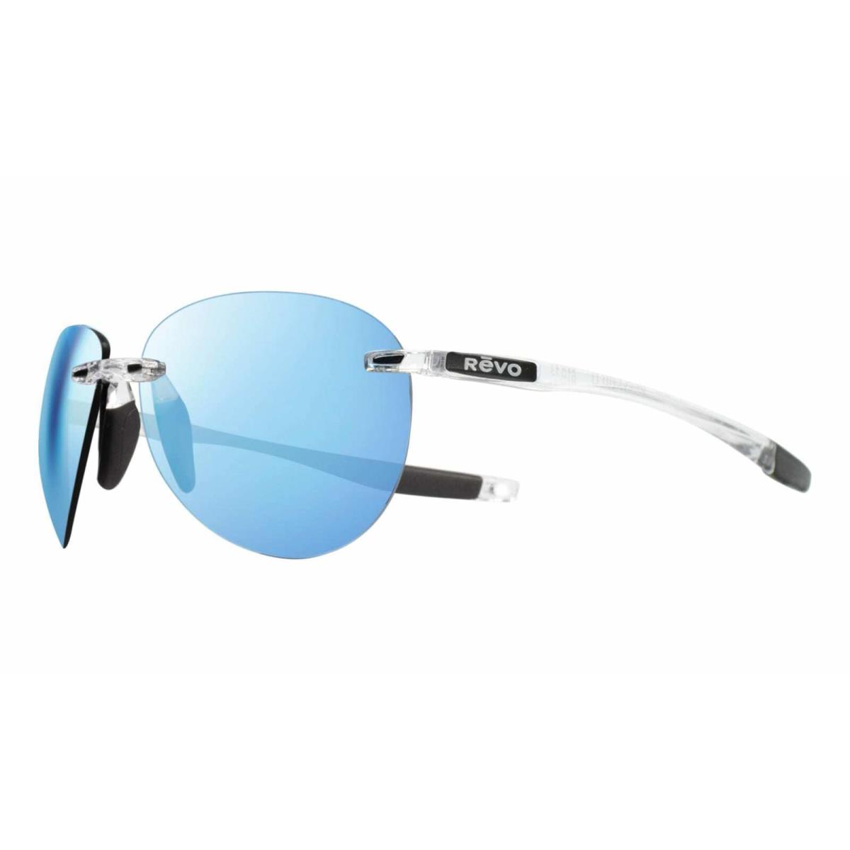 Revo Descend A Crystal Blue Water Polarized Sunglasses UV