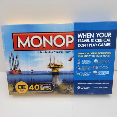 Monopoly 40th Anniversary Collector`s Edition Offshore Engineer Board Game