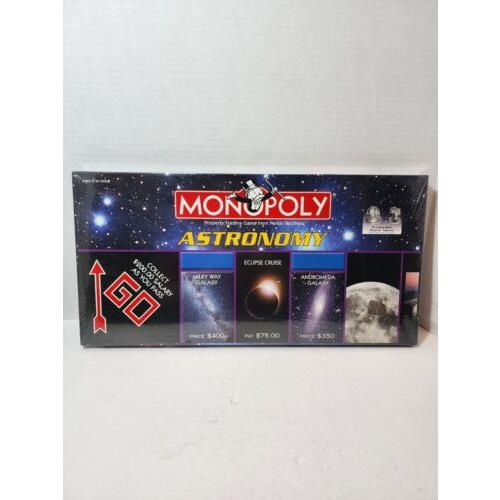 Monopoly Astronomy Edition by Hasbro Space Cosmic Planets Pewter 2001