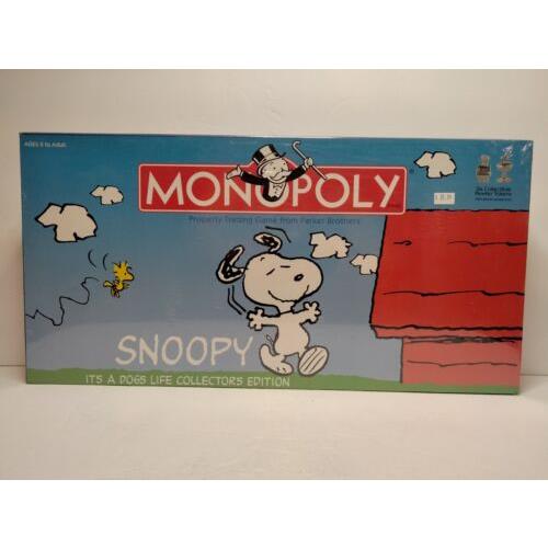 Snoopy Monopoly It`s A Dog`s Life Collectors Edition