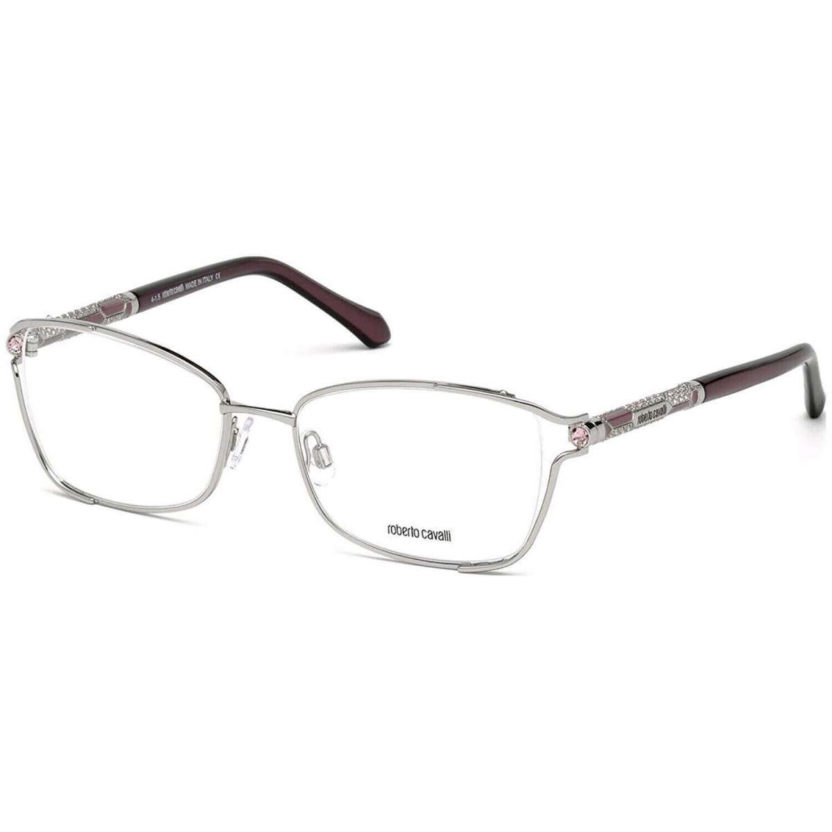 Roberto Cavalli Seginus 964 Silver 016 Metal Eyeglasses Frame 54-18-140 Italy