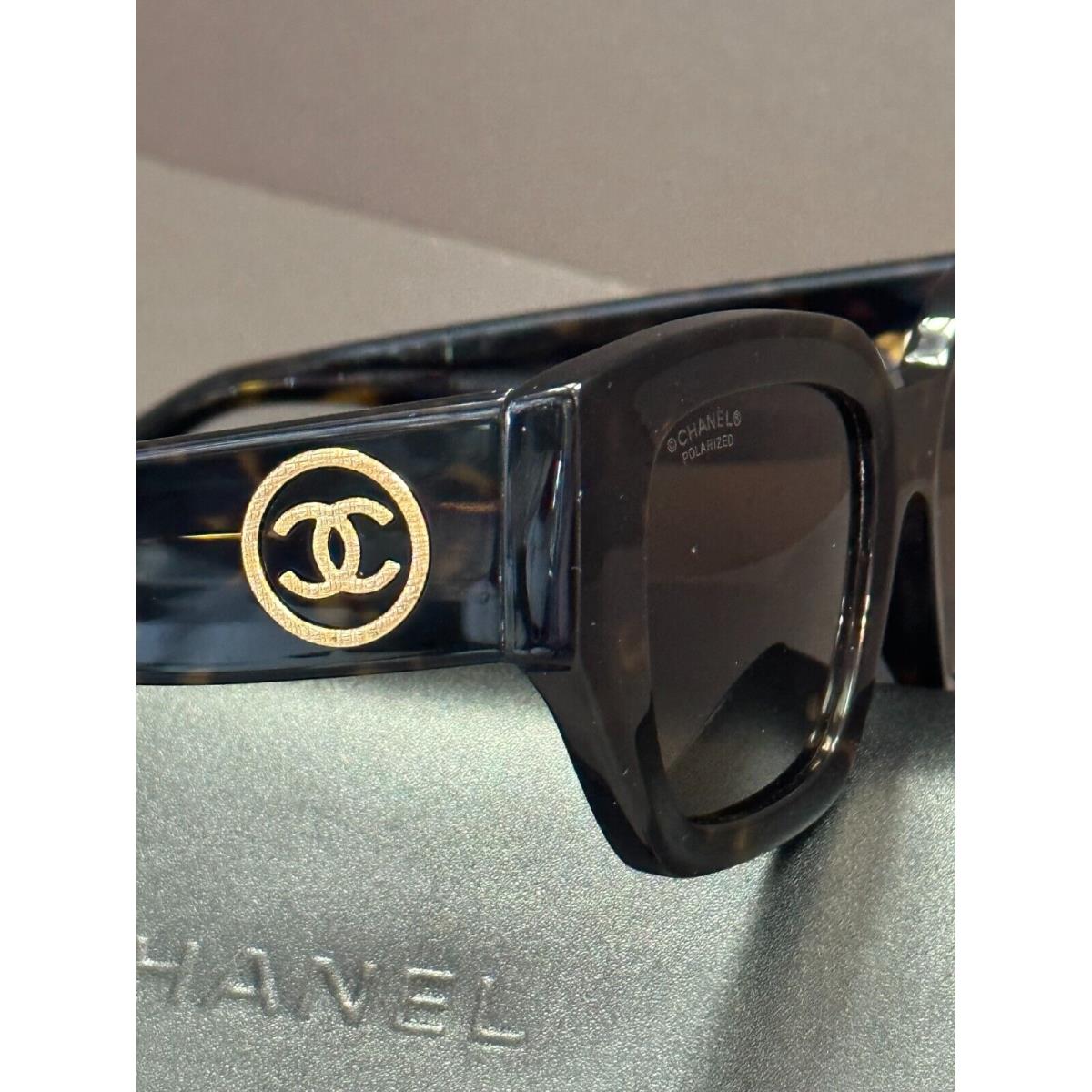 Chanel 5506 c 714/83 Dark Tortoise Ladies Brown Polarized Lens Sunglasses Case