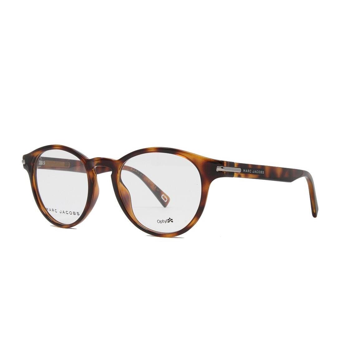 Marc Jacobs Eyeglasses Unisex Round Frame Marc 226 581 Havana Black 49mm