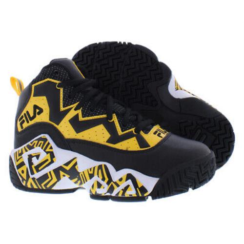 Fila Mb Night Walk Boys Shoes - Black/Yellow, Main: Black