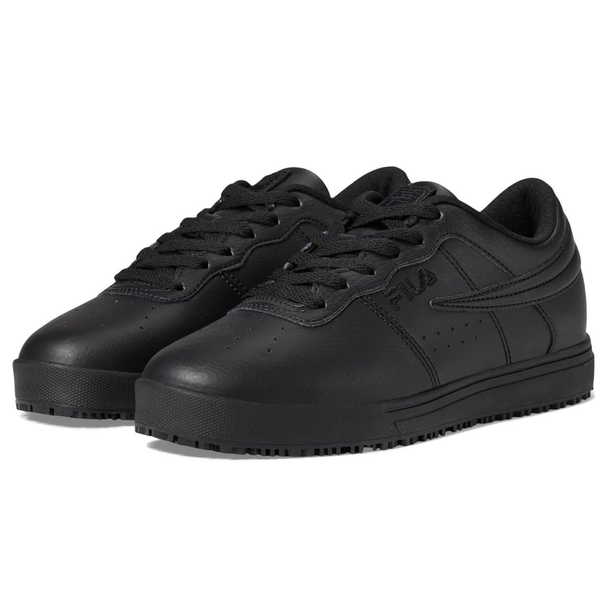Woman`s Sneakers Athletic Shoes Fila Vulc 13 Low Slip Resistant Black