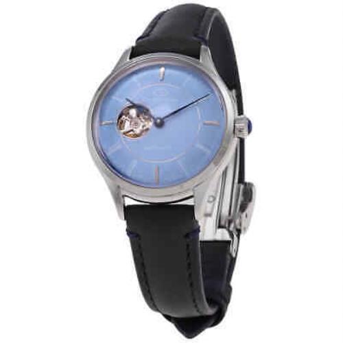 Orient Star Automatic Blue Skeleton Dial Ladies Watch RE-ND0012L00B - Dial: Blue, Band: Blue, Bezel: Silver-tone