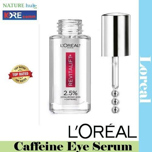 L`oreal Paris Revitalift Intensives Hyaluronic Acid Caffeine Eye Serum .67 oz