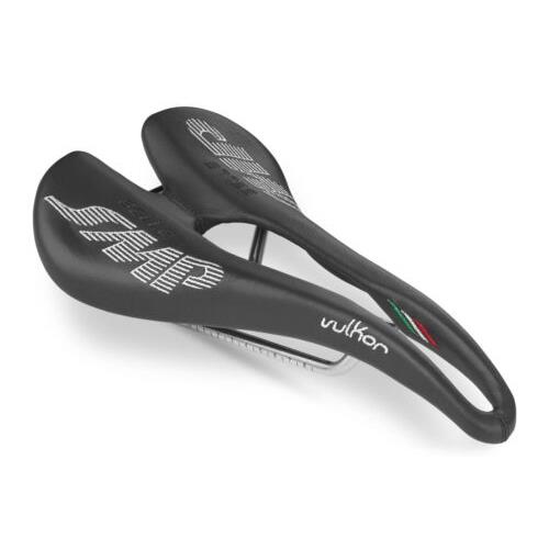 Selle Smp Vulkor Saddle with Steel Rails Black