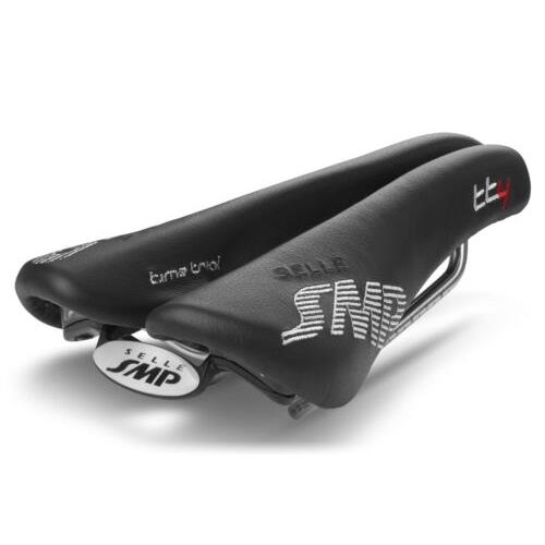 Selle Smp TT4 Time Trial Saddle with Steel Rails Black
