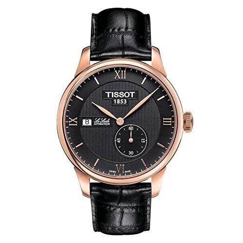 Tissot Mens Le Locle 316L Steel Rose Gold Pvd Swiss Auto Watch T0064283605800