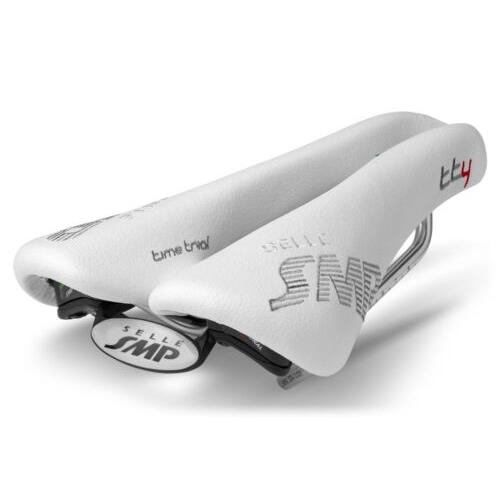 Selle Smp TT4 Time Trial Saddle with Steel Rails White