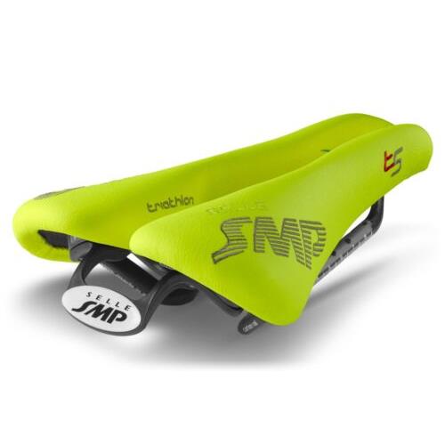 Selle Smp T5 Triathlon Saddle with Carbon Rails Fluro Yellow