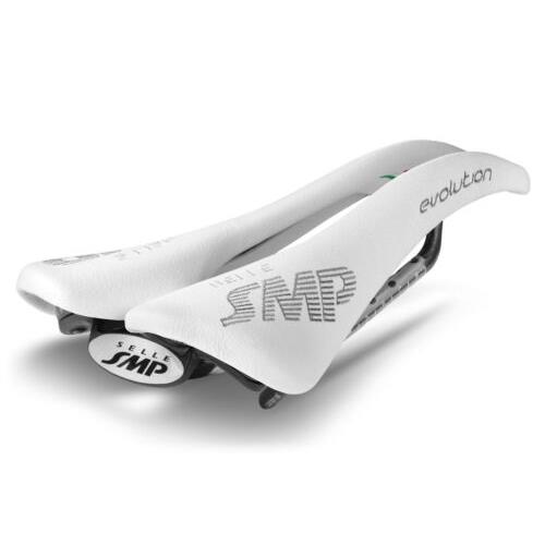 Selle Smp Evolution Saddle with Carbon Rails White