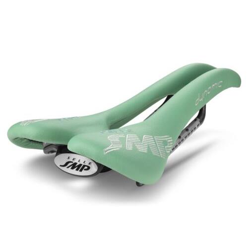 Selle Smp Dynamic Saddle with Carbon Rails Celeste