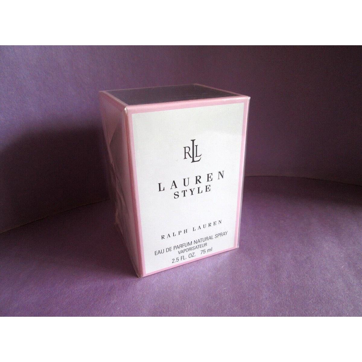 Ralph Lauren Style Eau de Parfum Spray 2004 Vintage 75 ml 2.5 oz Box