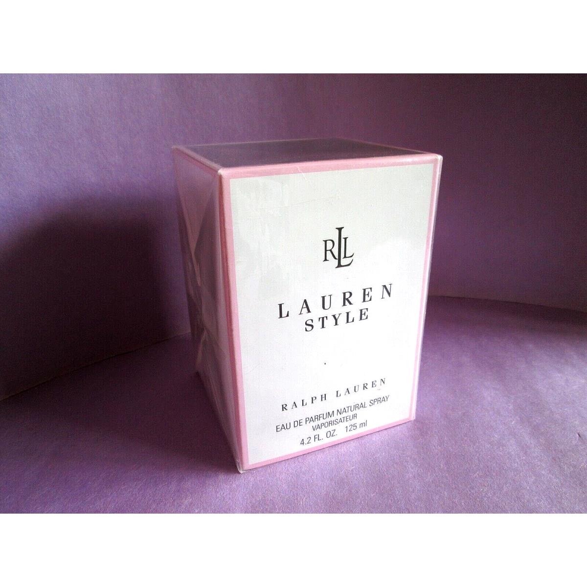 Ralph Lauren Style Eau de Parfum Spray 2004 Vintage 125 ml 4.2 oz Box