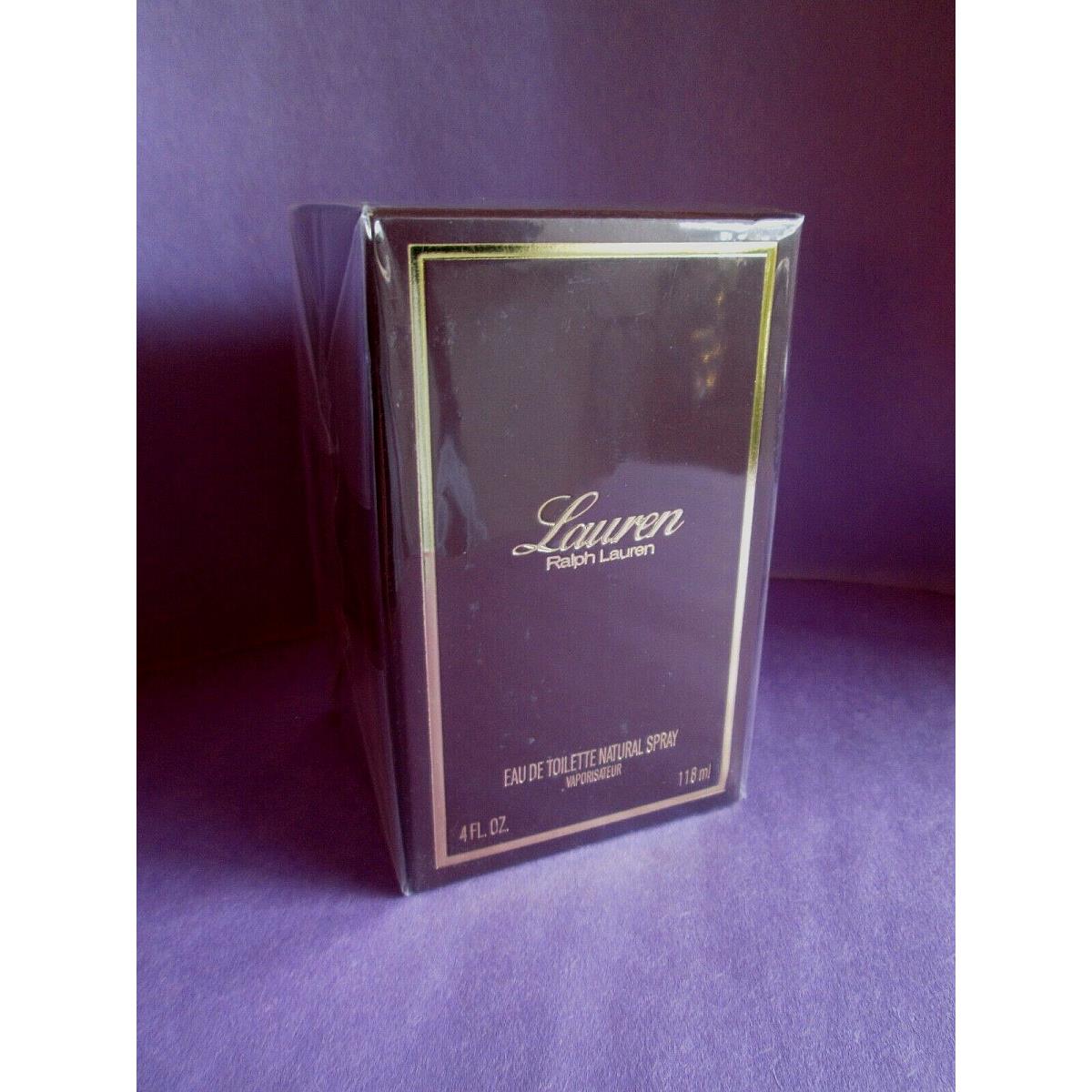 Lauren by Ralph Lauren Eau de Toilette Spray 2011 Vintage 118 ml 4 oz Box