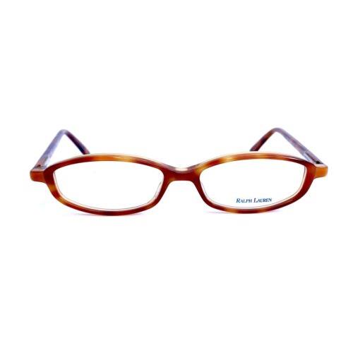 Ralph Lauren Brown Tortoise Oval Frame Eyeglasses Italy RL 648 E3S 47 14 135