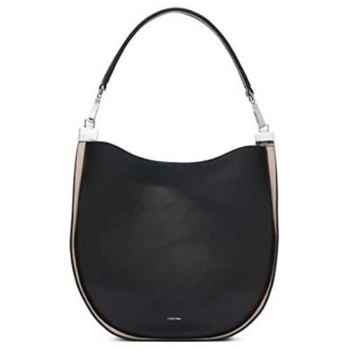 Calvin Klein Celestine Hobo Shoulder Bag Black/silver