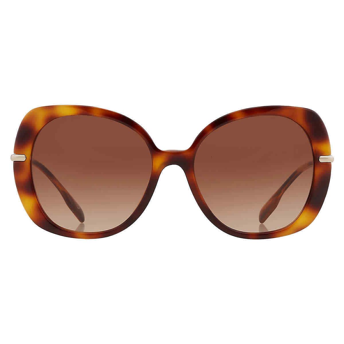 Burberry Eugenie Brown Gradient Butterfly Ladies Sunglasses BE4374 331613 55