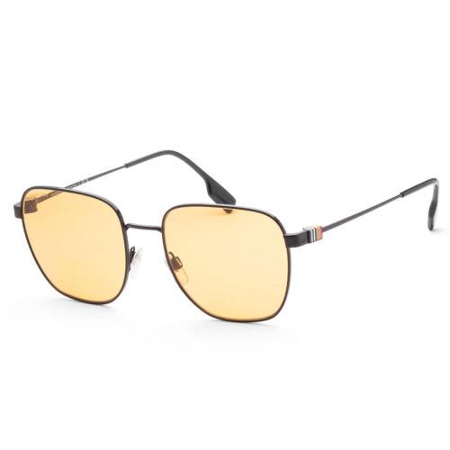 Burberry Men`s Drew 55mm Black Sunglasses BE3142-1001-7-55
