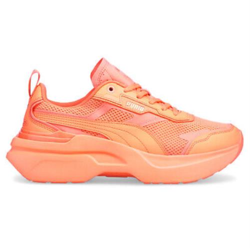 Puma Kosmo Rider Sorbet Lace Up Womens Orange Sneakers Casual Shoes 38404701