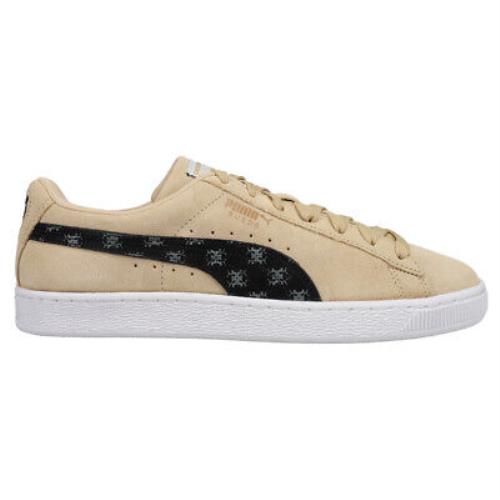 Puma Suede T7 Lace Up Mens Beige Sneakers Casual Shoes 38871701