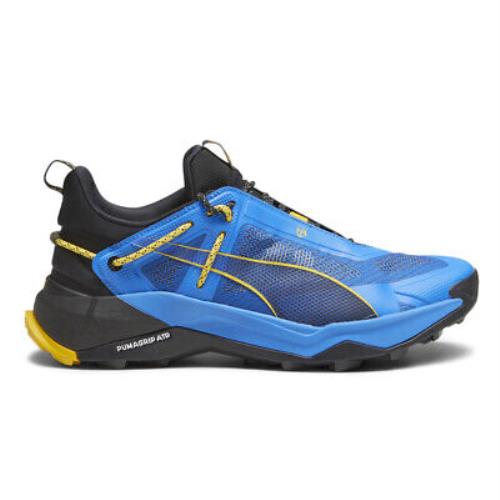Puma Explore Nitro Hiking Mens Blue Sneakers Athletic Shoes 37785407