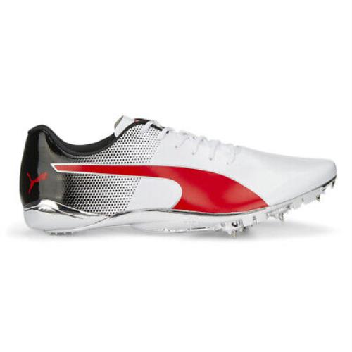 Puma Evospeed Electric 13 Track & Field Evospeed Electric 13 Track Field Mens White Sneakers Athletic Shoes 3770 - White