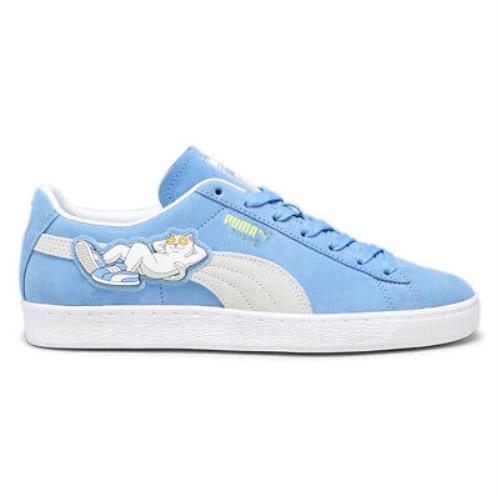 Puma Suede Blue Ripndip Lace Up Mens Blue Sneakers Casual Shoes 39353701