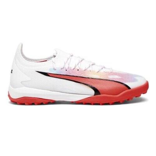 Puma Ultra Ultimate Cage Soccer Mens White Sneakers Athletic Shoes 10750201