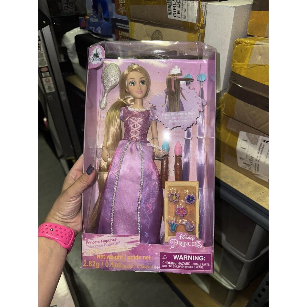 Disney Store Tangled Rapunzel Long Hair Play Princess Doll Accessories