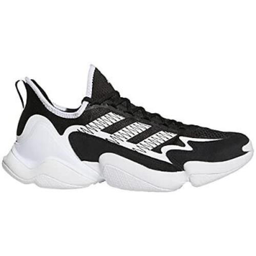 Adidas SM Impact Flx Shoe - Mens Training Core Black-white Size 14