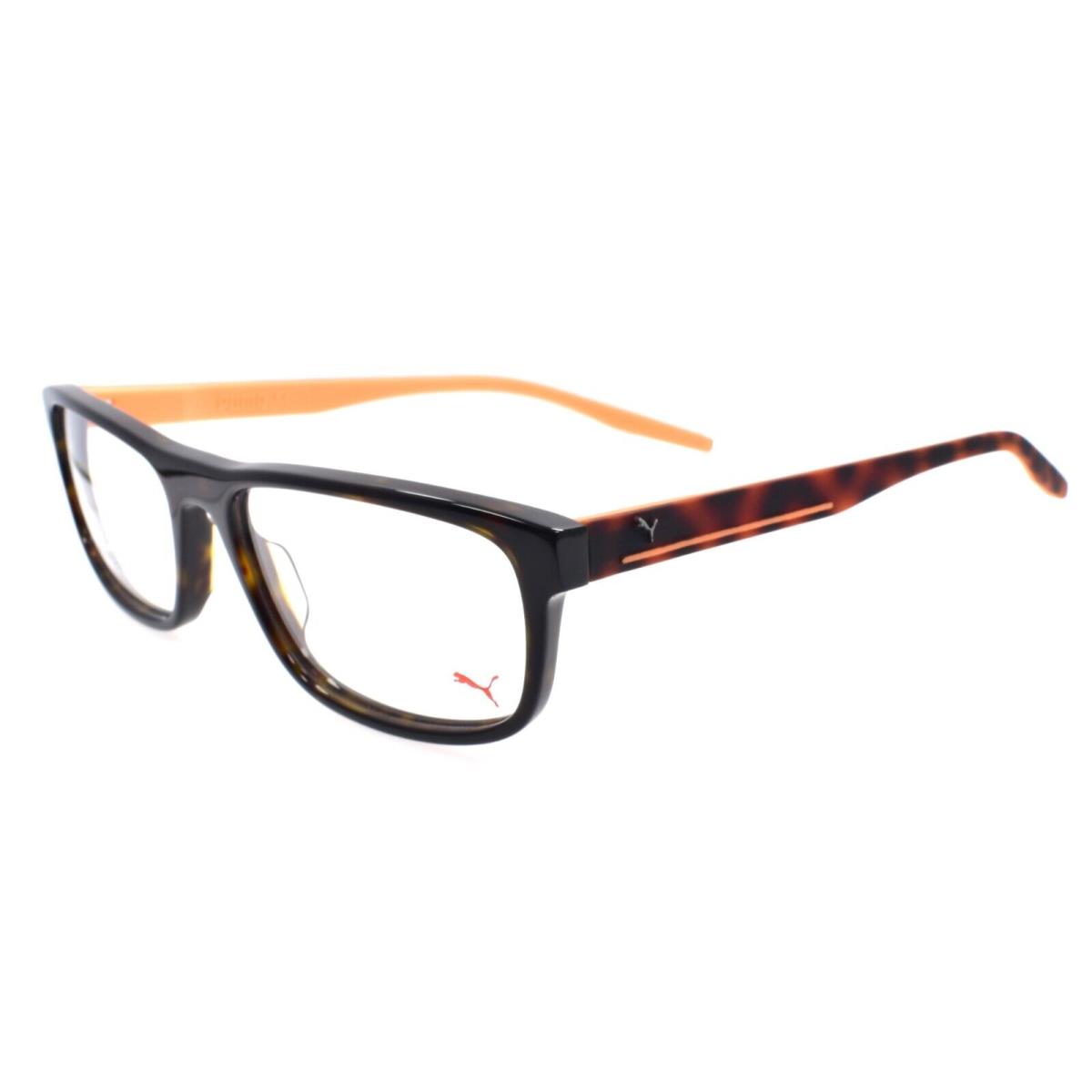 Puma PU0275O 002 Men`s Eyeglasses Frames 57-18-150 Havana / Orange
